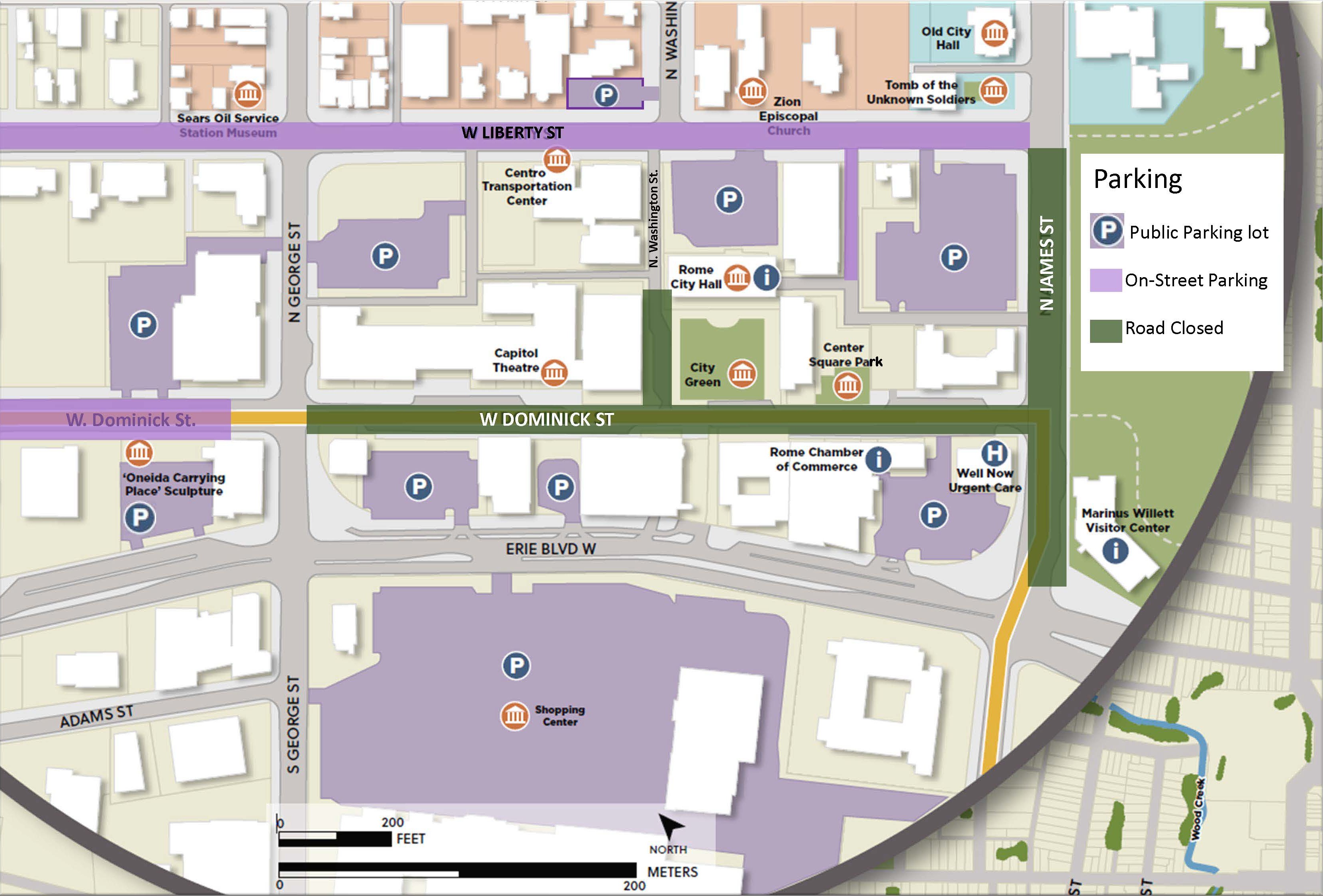 2026 parking map